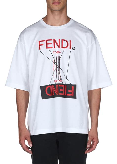 t-shirt fendi uomo prezzo|fendi fiend t shirt.